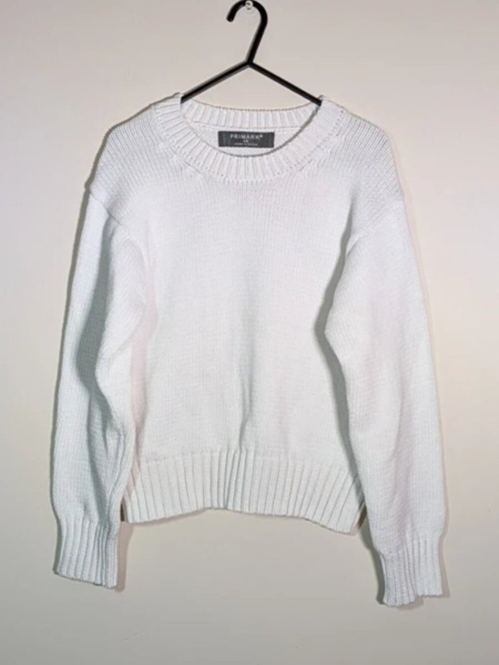 Primark Women's Sweatshirt Jumper - White - Size XS - Picture 1 of 4